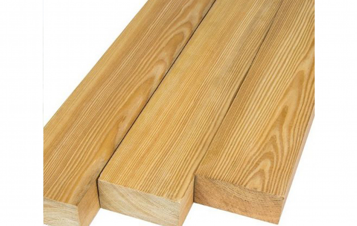 Брусок / Лага из Лиственницы с пропиткой антисептик 45 × 70 «сорт АВ»